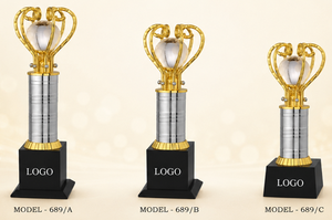 Trofeo de Metal Fundido a Presión Personalizado con Acabado en Oro, Base Negra y Grabado para Premios Deportivos - Product Image 6