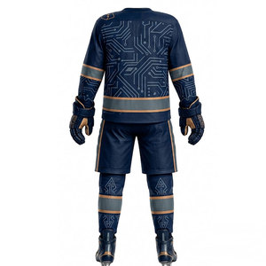Uniforme de hockey sur glace personnalisé pour hommes, léger et respirant, conçu pour l'entraînement, les matchs de ligue et les séances d'entraînement - Product Image 2