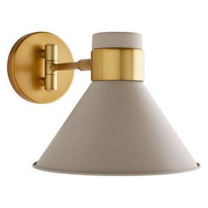 The METAL <b>WAVE</b> Contemporary Metal & Glass Cone Goose Neck Wall Lamp Durable Easy to Install Maintain for Living Room Lighting - Product Image 4