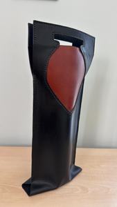 Porta Vino de Cuero Genuino de Diseño Boutique, Elegante Funda Protectora para Botellas de Vino, Funda de Regalo para Bebidas de Alta Calidad LEB-0089 - Product Image 2