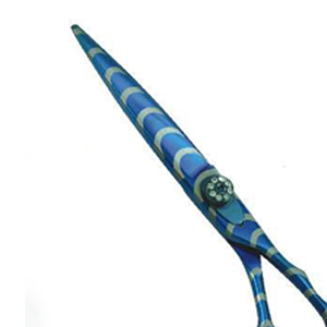 Professional <b>Top</b> Trending Blue Camouflage Hair Cutting Scissors Stainless Steel Barber Salon Hairdressing <b>Shears</b> - Product Image 6