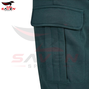 Vente en gros de joggers streetwear de haute qualité pour hommes, pantalon de survêtement en coton épais décontracté pour hommes, pantalon de sport pour la salle de sport et le fitness avec poches - Product Image 5