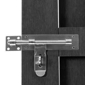 39.4 grigio "x 44.1" WPC cancello giardino resistente scherma traliccio & cancelli - Product Image 4