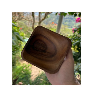 Saladiers circulaires en bois, vaisselle réutilisable, durable, multi-usages, style moderne, pour la cuisson et l'usage domestique - Product Image 1