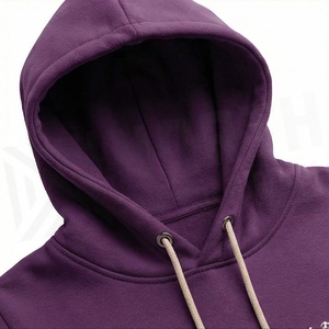Wholesale <b>Men</b> Oversized Blank Pullover Hoodie Breathable Casualwear Streetwear Sweatshirt Basic Apparel Customized Color - Product Image 4