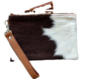 Women's Short Genuine Leather Cowhide <b>Zipper</b> <b>Wallet</b> Fashion Animal Print Daily Use Handmade - Product Image 2