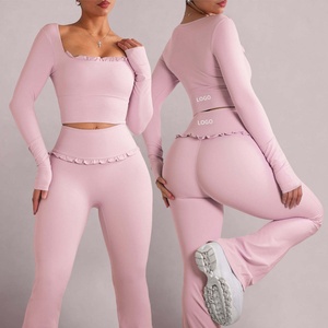 Conjuntos Deportivos de Yoga sin Costuras para Mujer - Shaghaf Sports - Product Image 1