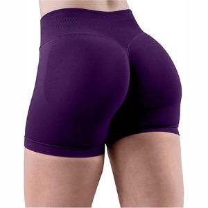 Shorts de sport pour femmes, taille haute, extensibles, pour fitness, yoga, entraînement, séchage rapide, vêtements de sport, tissu durable, shorts pour femmes - Product Image 2