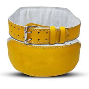 Adjustable Sizes Gym Heavyweight Support Training Gym Weightlifting Belts Mens New Fitness Leather Weightlifting Belts - Product Image 1