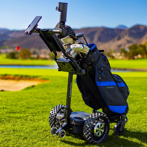 Carrito de Golf Eléctrico CaddyTek de 4 Ruedas, Batería de Iones de Litio de 24V, Marco de Aluminio, Ligero, para Uso en Campos de Golf - Product Image 5
