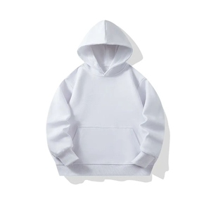 High Quality Custom Puff <b>Men's</b> Winter Oversized Heavyweight Solid Breathable Eco-Friendly Hoodie Blank Cotton Fleece Pocket - Product Image 2