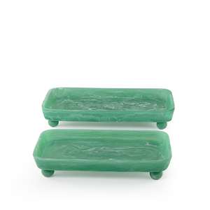 Bandeja Decorativa de Resina con Forma Personalizada, Tema de Mármol Moderno, de Lujo, para Bodas, Diwali, Hogar, Oficina y Sala de Estar - Product Image 6