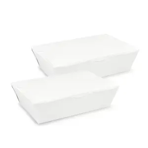 Elite Medium Lunch Box Paper Container: Perfect for Delicious Meals On-the-Go, Ensuring Freshness and Convenience