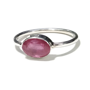Natural Ruby Gemstone <b>Ring</b>, 925 Sterling Silver <b>Ring</b> for Women, Handmade Ruby Jewelry, Adjustable Statement <b>Ring</b>, <b>Fine</b> Jewelry - Product Image 1