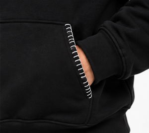 Custom Blanket <b>Stitch</b> <b>Hoodie</b> for Men <b>Oversized</b> Pullover Sweatshirt Wholesale Regular Fit Pullover with Kangaroo Pocket - Product Image 5