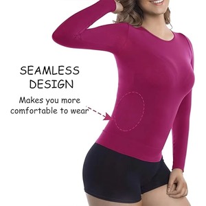 Haut de compression à manches longues pour femme, anti-UV, anti-humidité, idéal pour la natation et le surf (OEM) - Product Image 3