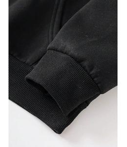 Sudadera con capucha de invierno para mujer, 100% algodón, manga larga, cuello caído, estampada, cómoda, de Bangladesh, la más vendida. - Product Image 4