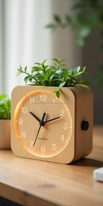 Reloj de pared decorativo moderno, reloj de mesa para sala de estar, dormitorio, reloj de mesa, arte de pared de oficina - Product Image 3