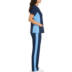Ensemble de tenues médicales tendance pour femmes : pantalon de jogging athlétique, uniforme de travail médical, vêtements pour médecins et infirmières, tricoté de haute qualité - Product Image 4