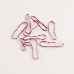 Coleteros TIETYP, Bandas Elásticas de Goma de Color Sólido, Minimalistas y Modernas para Uso Diario, Paquete para Mujer, Empaquetado en Cartón, Hecho en Corea - Product Image 3