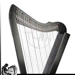 <b>Black</b> 26 <b>String</b> Lever Harp Newest Edition Top Sale Adjustable <b>Strings</b> OEM ODM Service Acceptable Harps In High Quality - Product Image 3