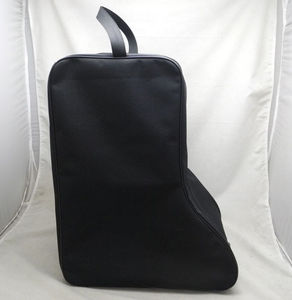 Sac de transport haut de gamme pour bottes d'équitation en toile imperméable avec ventilation en maille et rangement zippé, fabriqué par Imra Impex - Product Image 4