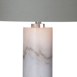 Luxury Marble <b>Bedside</b> Lamp With Minimal Modern Silhouette Chic Neutral Contrast And Timeless Decorative Beauty - Product Image 3