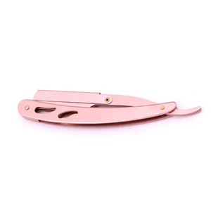 Navaja de Afeitar Profesional de Acero Inoxidable para Mujer, Tipo Barbero, con Bloqueo Giratorio, Hoja de un Solo Filo, Plegable, de Alta Seguridad, Superventas - Product Image 4