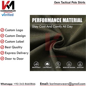 Chemises polo tactiques prêtes à l'exportation pour les grossistes internationaux avec fabrication sous marque privée et production flexible - Product Image 6