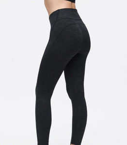 Solid Color Gym Scrunch Bum Tights <b>Low</b> Ribbed Band Fitness Workout Wear Women's High <b>Waist</b> Seamless Yoga <b>Leggings</b> Pants - Product Image 3