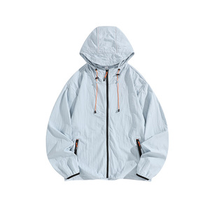Nouvelle veste coupe-vent d'extérieur avec logo personnalisé, protection solaire UPF, légère, pour hommes et femmes, vêtements de protection solaire - Product Image 4