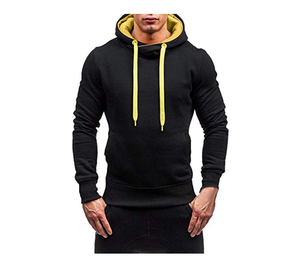 Sweat-shirt à capuche pour homme, grande taille, imperméable, respirant, séchage rapide, tricoté, écologique, imprimé, color block - Product Image 2