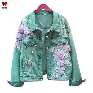 Ryan Pro Gear <b>Customized</b> <b>Denim</b> <b>Jacket</b> For Women Breathable and Comfortable Fabric with <b>Customized</b> Logo OEM Design - Product Image 2