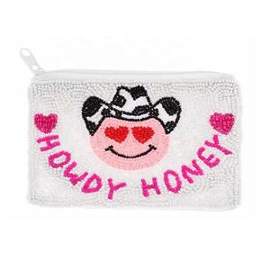 Monedero de Tela con Cuentas de Lujo para Niñas, con Cierre de Cremallera, Tamaño Mini, para Guardar Efectivo, Tarjetas y Llaves, Regalo Perfecto, Hecho a Mano - Product Image 4