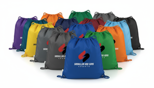 Custom Printed Waterproof Drawstring Bag Durable Polyester Gym Sports <b>Backpack</b> Reusable Lightweight for Adult - Product Image 6