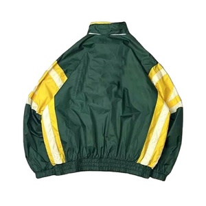 Chaqueta cortavientos personalizada para hombre, con cuello alto, deportiva, de nailon, a prueba de viento, para hombre - Product Image 2