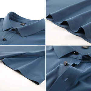 T-shirt personnalisé nouveau style été hommes t-shirt sans couture à manches courtes polyester coupe ajustée chemise de golf hommes - Product Image 4