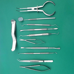 Kit Básico de Instrumentos de Cirugía Dental Oral, Acero Inoxidable, Manual, Ligero, Agarre Ergonómico, Herramientas Quirúrgicas CE Narham Enterprises - Product Image 4