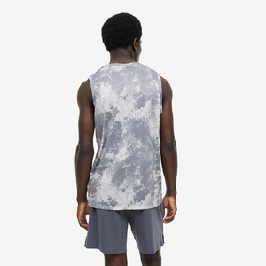 Customized Sublimation Vest <b>Running</b> Tank Top <b>Singlet</b> Bodybuilding Vest Unisex Hip Hop Men's Regular Fit Breathable OEM Tank Top - Product Image 5