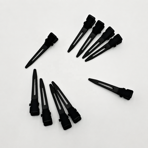 Pinces à extensions capillaires bleues en acier inoxydable pour tissages à clipser et mèches à coudre – Outils d'extension capillaire - Product Image 2