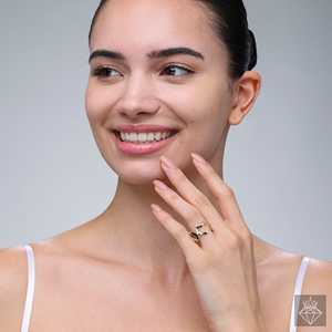 Bague de bande de PRAO Bagues de mode coeur bien-aimé - Product Image 4