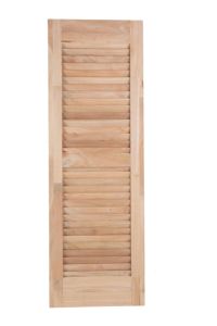Traditional Farmhouse Wooden Shutters Solid Wood Louver Panels Barn Door Style Interior <b>Window</b> <b>Covering</b> Bathroom Living Room - Product Image 3