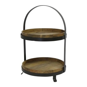 Support à gâteau, support à dessert, présentoir à gâteau, support argenté, accessoires de décoration, support à gâteau en forme de feuille, support à gâteau de la plus haute qualité, plaque en métal doré - Product Image 2