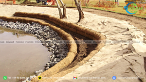 Fournisseur de fibres végétales COIR LOG pour la stabilisation des pentes et des berges de rivières - Product Image 4