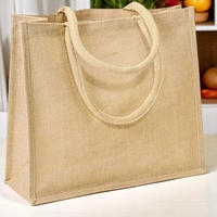 Sac fourre-tout en jute personnalisé très demandé 2026 |   Sacs en toile de jute naturelle réutilisables |   Sac de plage à poignée en corde avec motif lettres |   Offres en gros
