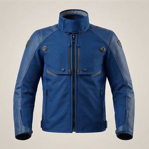 Chaqueta de Motociclista de Cuero Genuino para Hombre de la Mejor Calidad, Nueva Colección de Invierno, Chaquetas de Motocicleta con Protecciones Desmontables Personalizadas - Product Image 1