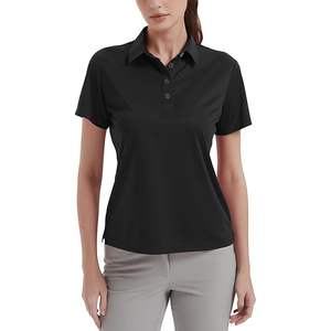 Camiseta Polo Elegante de Estilo Casual para Mujer, Algodón Mercerizado de Textura Suave, Camisa Profesional Corporativa para Dama - Product Image 1
