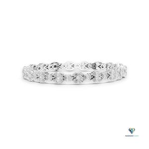 9.02 CT White <b>Gold</b> Marquise and Pear Lab Grown Diamond Bracelet in 18K <b>Solid</b> <b>Gold</b> - Product Image 2