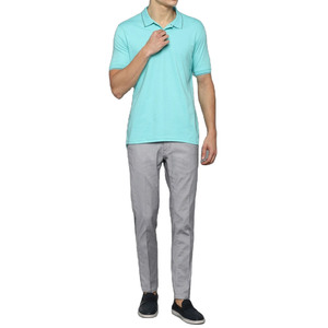 Polo homme en coton doux et respirant, col classique, t-shirt décontracté pour l'été, tenue élégante à manches courtes pour homme. - Product Image 1