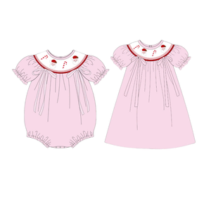 <span class=keywords><strong>Abbigliamento</strong></span> Natalizio Personalizzato per Bambine, Vestiti Smock con Maniche Corte in Cotone, Casual, Età da 3 <span class=keywords><strong>Mesi</strong></span> a <span class=keywords><strong>12</strong></span> Anni - Product Image 1